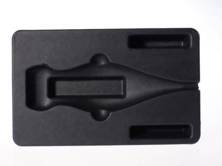 黑色濕壓折邊紙托